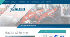 Desktop Screenshot of mehrtens-bau.de
